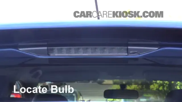 2015 Subaru XV Crosstrek Hybrid 2.0L 4 Cyl. Luces Luz de freno central (reemplazar foco)